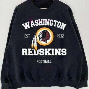 1932 Washington Redskins Football Logo Crewneck Sweatshirt